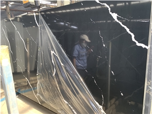 Calacatta Quartz Stone Calacatta Nero Quartz  Slabs