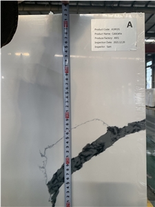 Calacatta White Quartz Slabs Engineered Stone