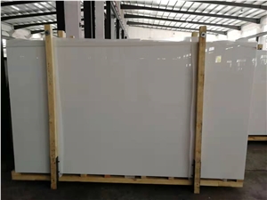 Nano White Crystallized Glass Stone Slabs