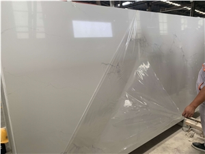 White Calacatta Quartz Stone