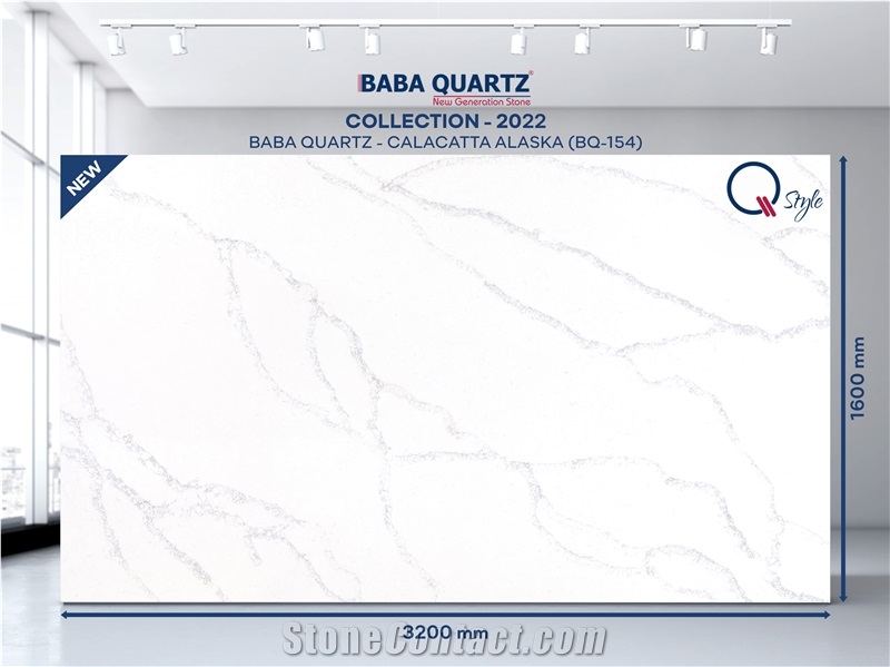 Calacatta Alaska Quartz Slabs
