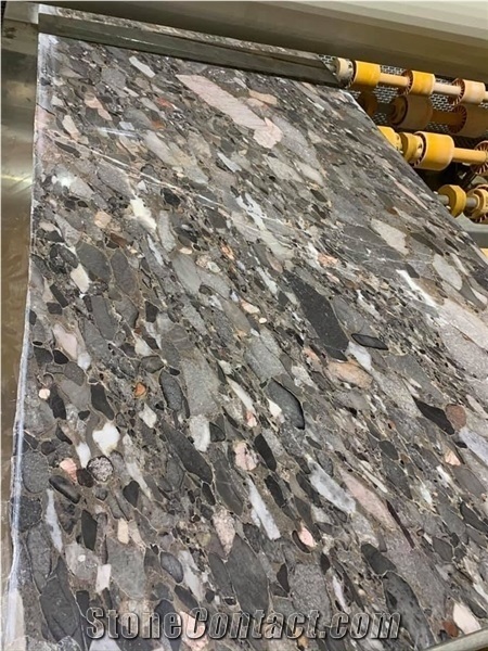Black Breccia Marble/ Polished Marble Slab