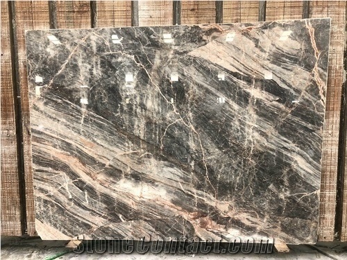Eagle Grey With Pink Veins Marble Stone For Building