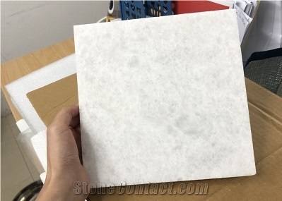 High Quality Opal White Marble Slab