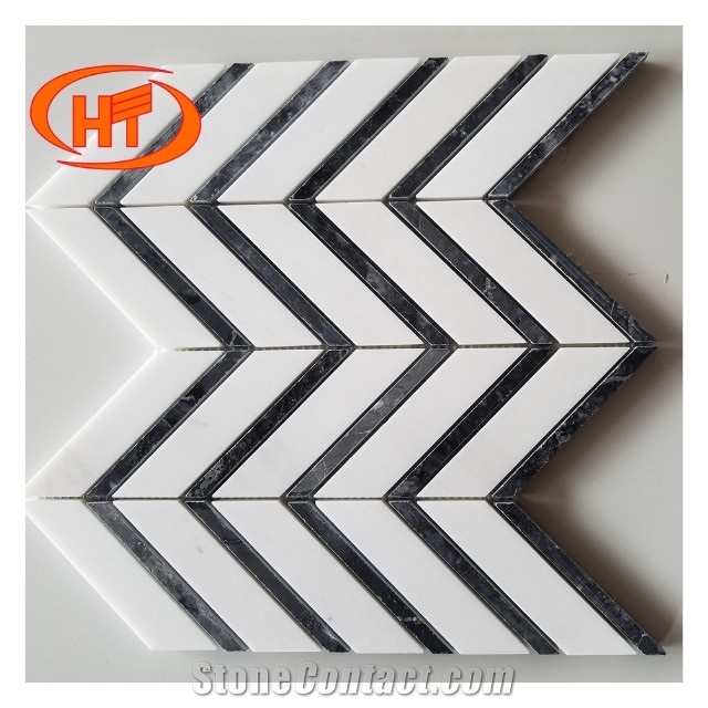 White Stone Mosaic Tiles