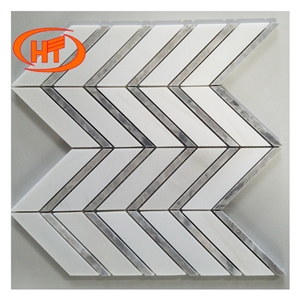 White Stone Mosaic Tiles