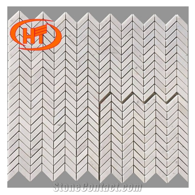 White Stone Mosaic Tiles