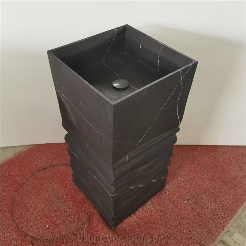 Terrazzo Bathroom Counter Sink Stone Wash Basin Design