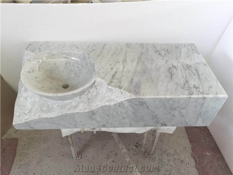 Terrazzo Bathroom Counter Sink Stone Wash Basin Design