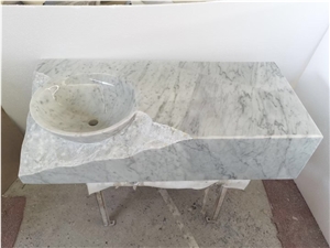 Terrazzo Bathroom Counter Sink Stone Wash Basin Design