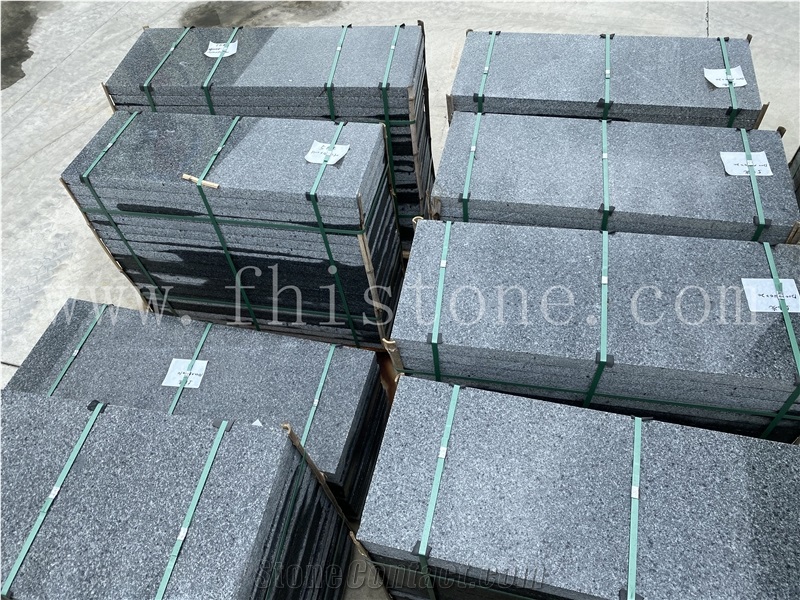 Dark Grey Granite G654 Granite Padang Dark Granite Flamed 1