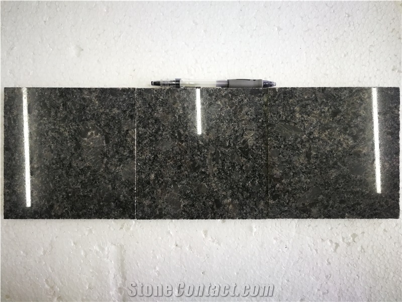 Indian Steel Grey Granite Floor Tiles Polished Indian Gray