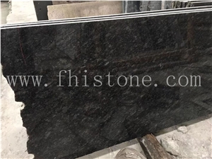 Indian Steel Grey Granite Floor Tiles Polished Indian Gray