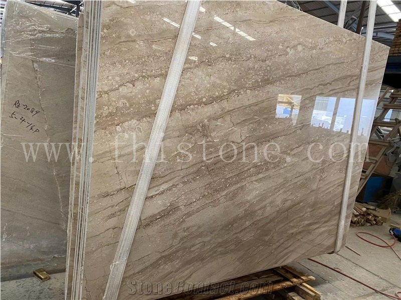 Italian Daino Reale Beige Marble Slab Marble Wall Tile