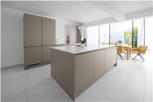 Artificial Calacatta Quartz Kitchen Countertop