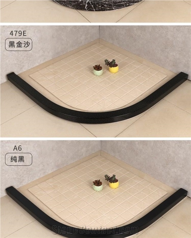 Artificial Marble Stone Bathroom Water Retaining Strip