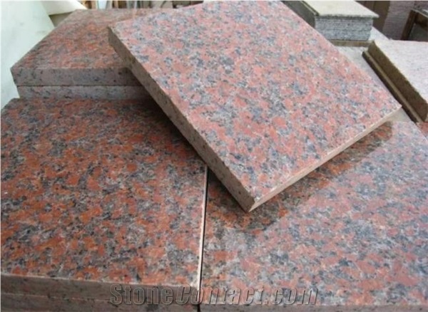 Chinese Maple Red G562 Granite Good Quality Slabs Tiles