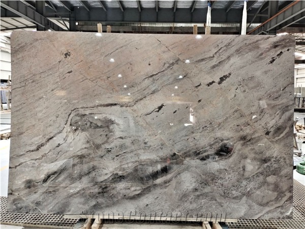 Exotic Light Grey Marble Polished Slabs & Tiles