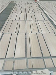 Italian Beige/Ivory  Wood Vein Marble Tiles