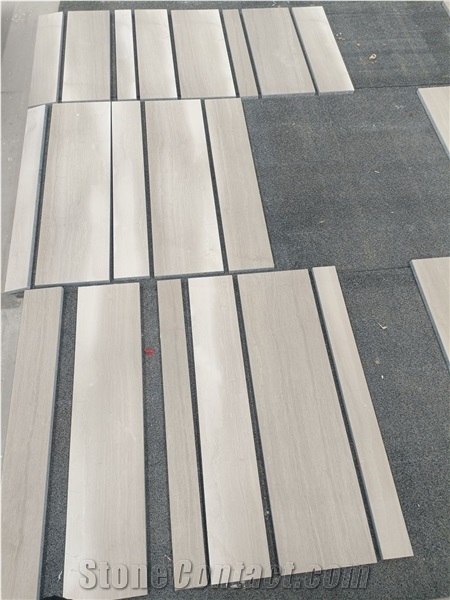 Italian Beige/Ivory  Wood Vein Marble Tiles