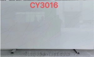 Carrara White Man Made Artificial Marble Engineered Stone