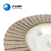 Z-LION Aluminum Backing Diamond Flap Cup Wheels Flap Disc