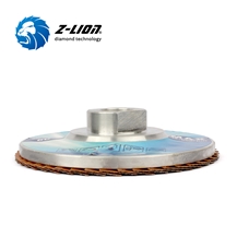 Z-LION Aluminum Backing Diamond Flap Cup Wheels Flap Disc