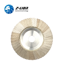 Z-LION Aluminum Base Diamond Flap Discs Sanding Wheels