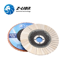 Z-LION Fiberglass Backing Diamond Abrasive Flapper Whee