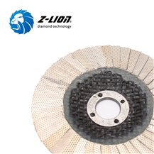 Z-LION Fiberglass Backing Diamond Abrasive Flapper Whee