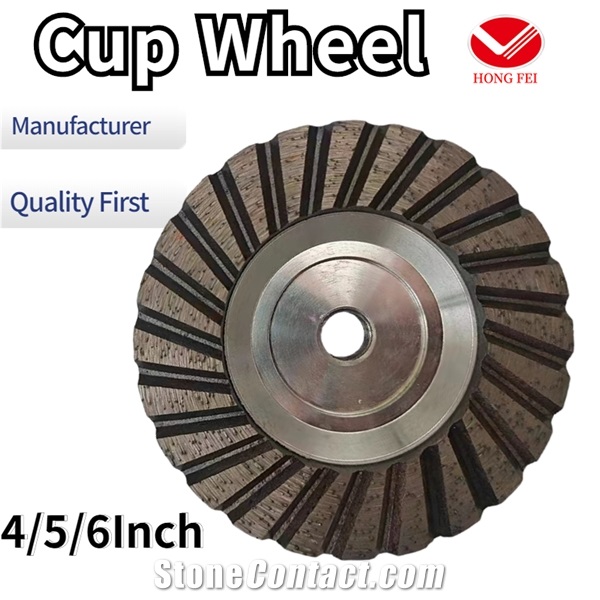 Diamond Cup Wheel 4/5/6''