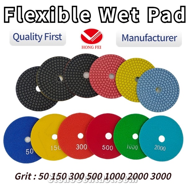 Flexible Polishing Pad-Designable