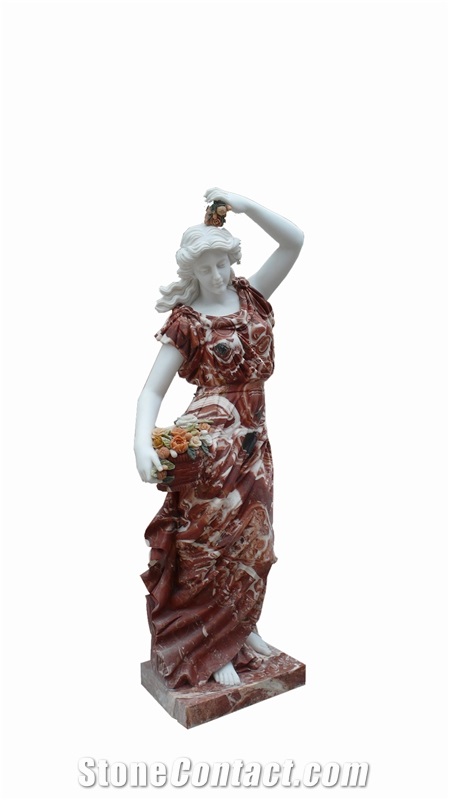 Marble Carved Garden Stone Statues