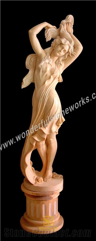 Natural Stone Female Statue