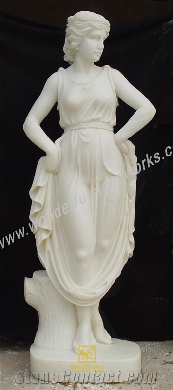 Natural Stone Female Statue