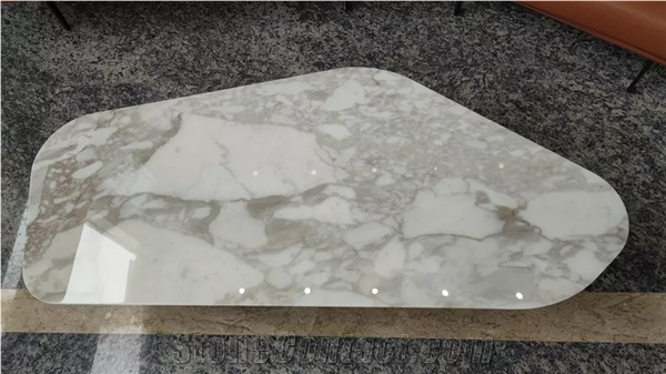 Calacatta Gold Table Modern Natural Stone Marble Table