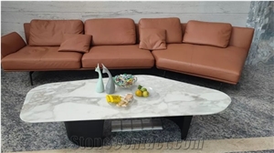 Calacatta Gold Table Modern Natural Stone Marble Table