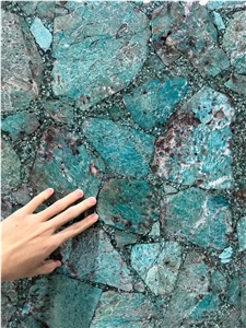 AMAZON GREEN SPLICE Semiprecious Stone Slabs