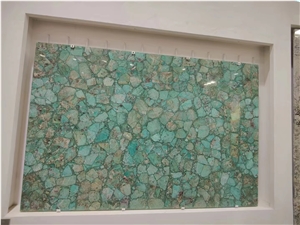 AMAZON GREEN SPLICE Semiprecious Stone Slabs