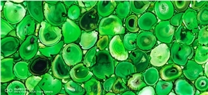 Green Agate Slab,Semiprecious Stone-China