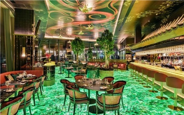 Green Agate Slab,Semiprecious Stone-China