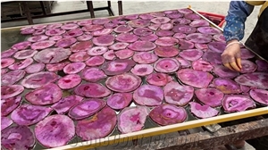 MAKING PINK AGATE Semiprecious Stone Slabs