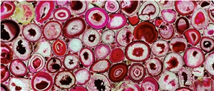 Pink Agate Slabs For Floor