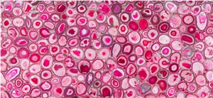 Pink Agate Slabs For Floor