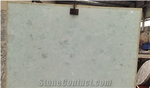 White Crystal Quartz Bathroom Top Backlite