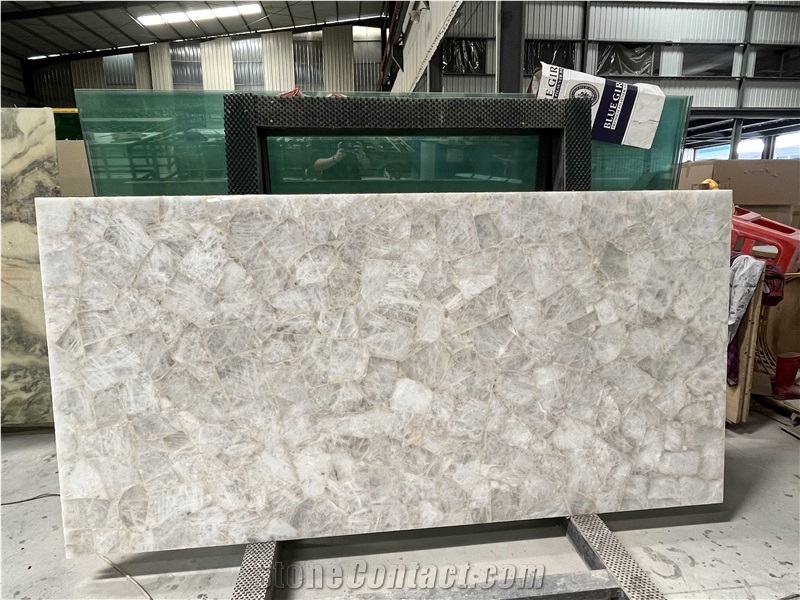 WHITE QUARTZ CRYSTAL Semiprecious Stone
