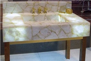 WHITE QUARTZ CRYSTAL Semiprecious Stone