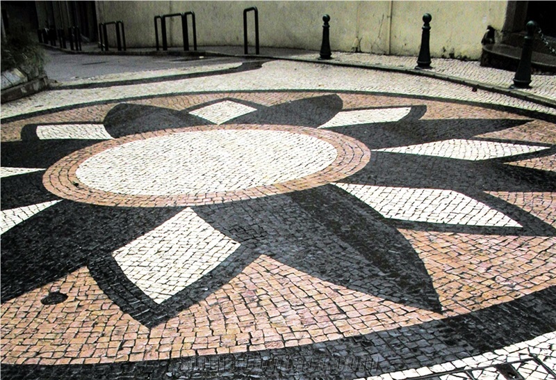 Portuguese Limestone Cobblestone, Pavers, Cubestone