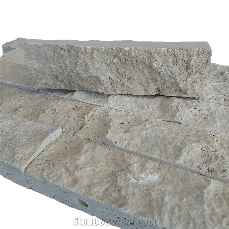 Travertine Split Face Wall Cladding Panels, Veneers