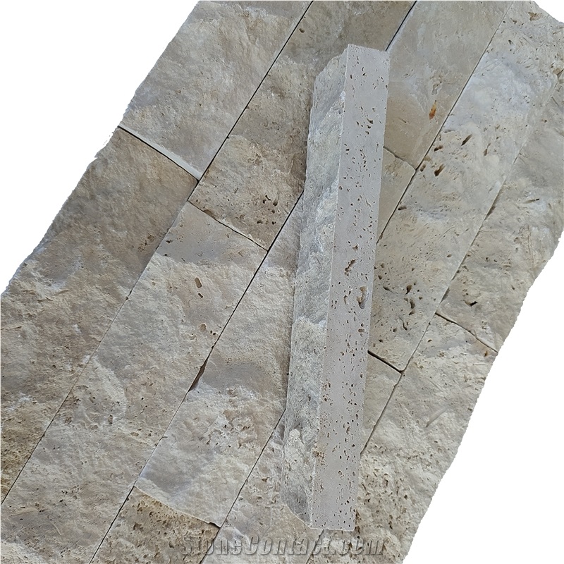 Travertine Split Face Wall Cladding Panels, Veneers